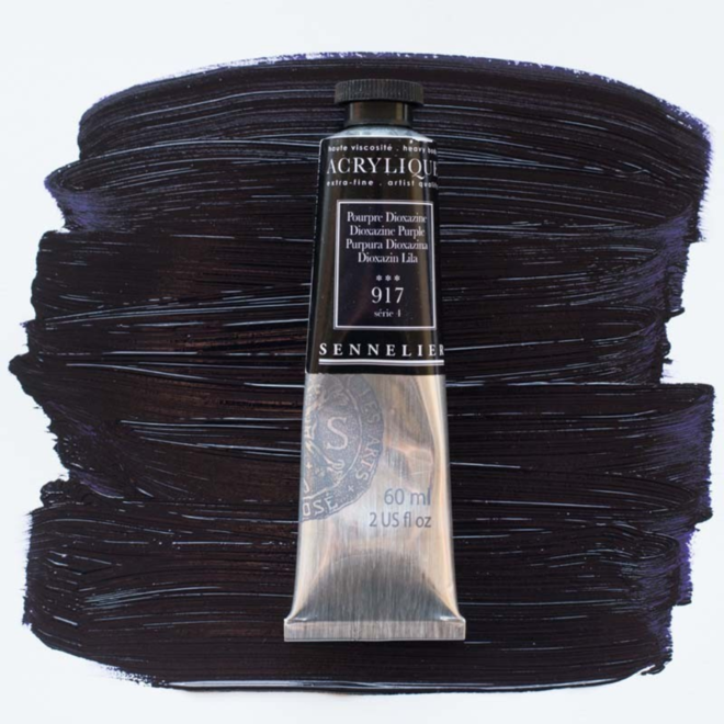 Sennelier Extra-Fine Artists' Acrylics 917 Dioxazine Purple Series 4 60Ml Tube