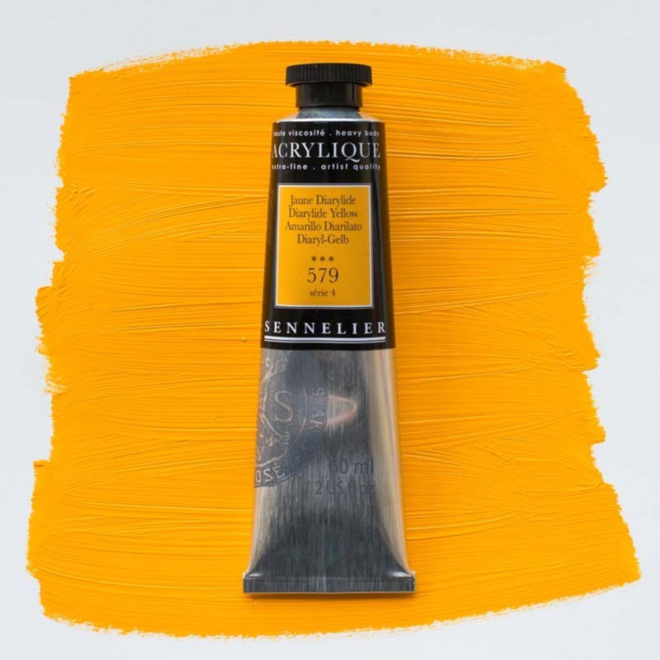 Sennelier Extra-Fine Artists' Acrylics 579 Diarylide Yellow Series 4 60Ml Tube