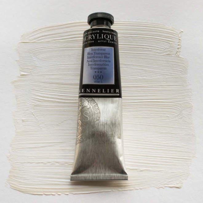 Sennelier Extra-Fine Artists' Acrylics 050 Interference Blue Series 5 60Ml Tube