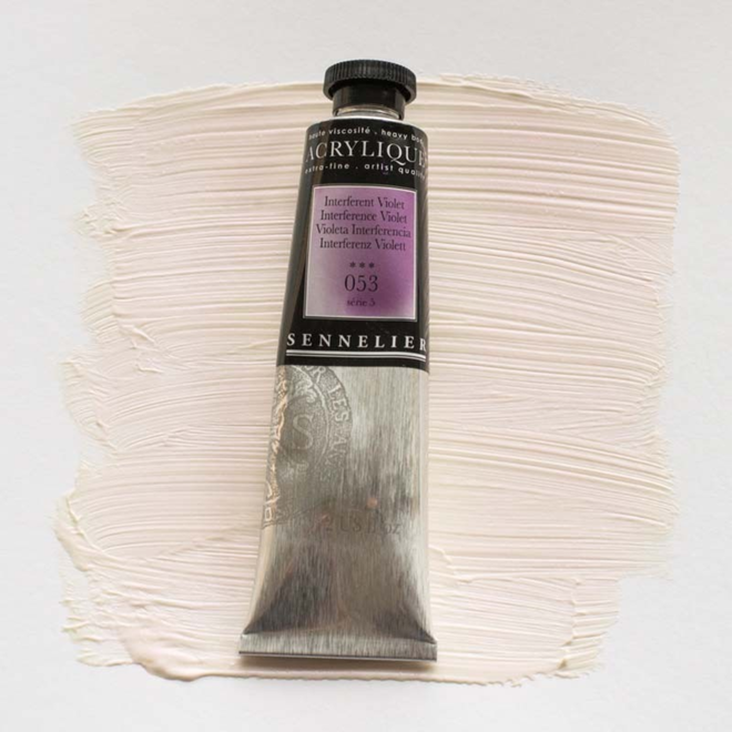 Sennelier Extra-Fine Artists' Acrylics 053 Interference Violet Series 5 60Ml Tube