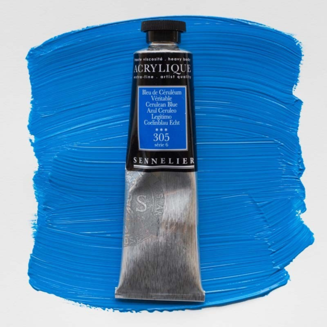 Sennelier Extra-Fine Artists' Acrylics 305 Cerulean Blue Series 6 60Ml Tube