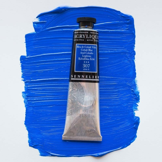 Sennelier Extra-Fine Artists' Acrylics 307 Cobalt Blue Series 6 60Ml Tube