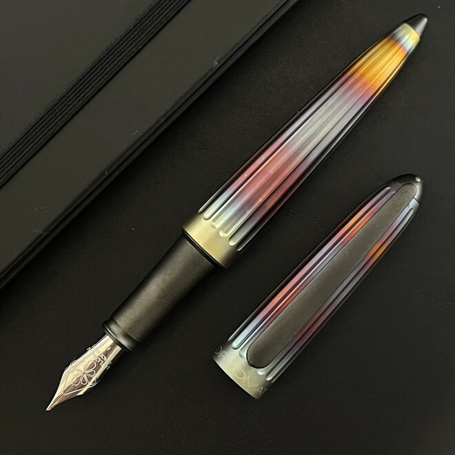 Diplomat Aero Flame Fountain Pen - F