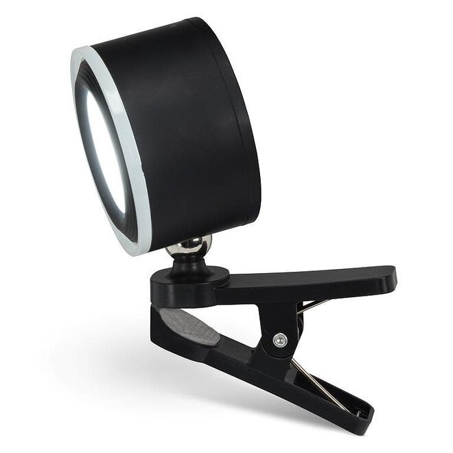 Matte Black Poplite 4 Piece Drum Magnet LED Lamp