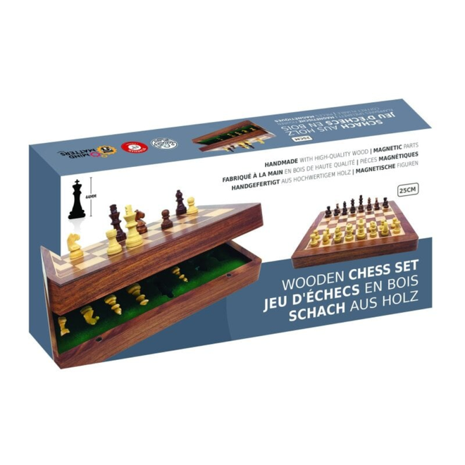 Piatnik Wooden Folding Chess Set  25cm