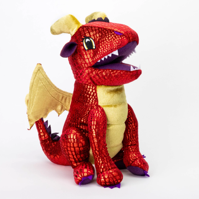 FanRoll Plush Dice Bag - Dice Eating Dragon