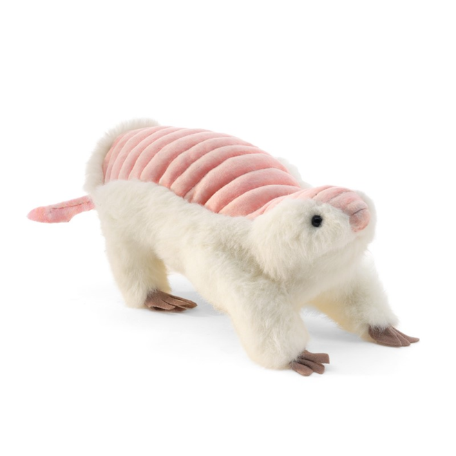 Folkmanis Finger Puppet - Pink Fairy Armadillo