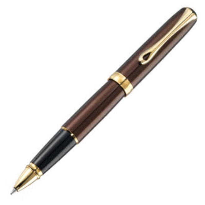 Diplomat Excellence A2 Rollerball Pen Marrakesh Brown Gold Medium