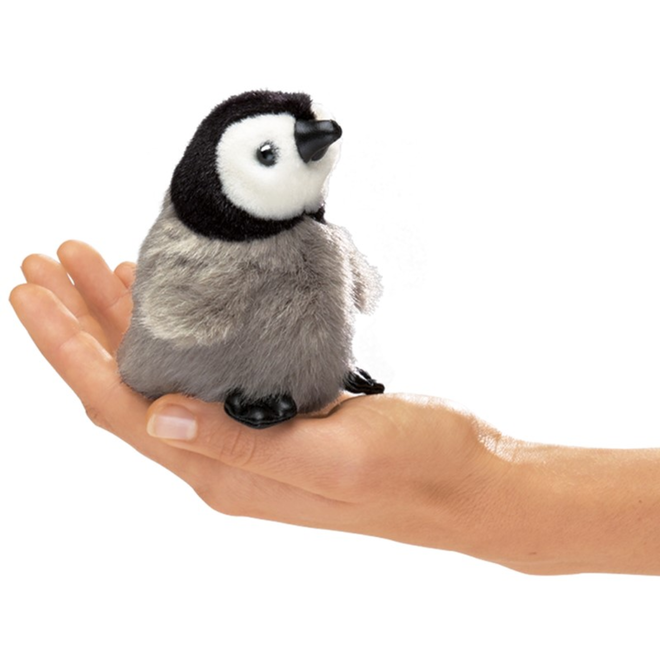 Folkmanis Finger Puppet - Mini Baby Emperor Penguin