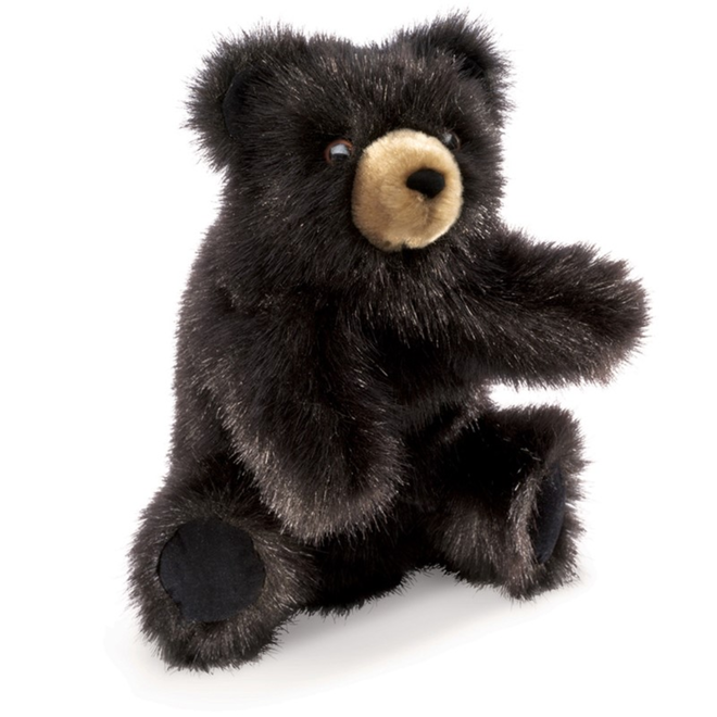 Folkmanis Puppet - Baby Black Bear