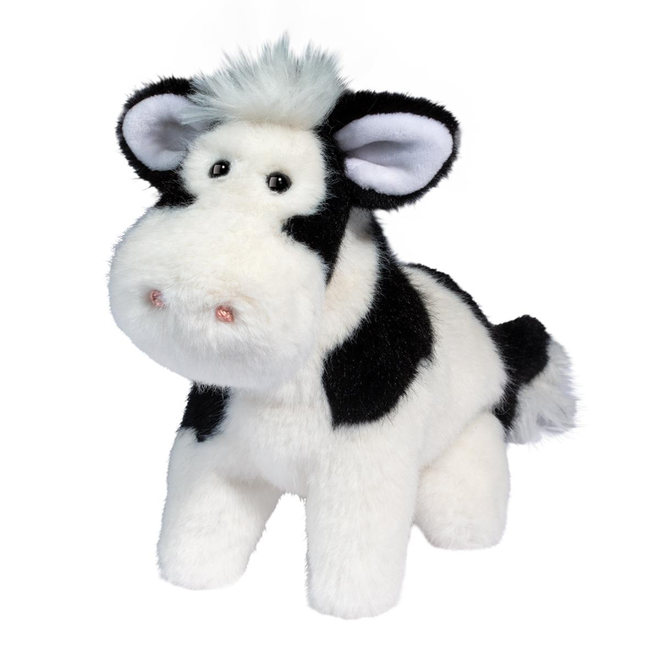 Douglas Cuddle Toy Plush - Gladys Black & White Cow Muzzle
