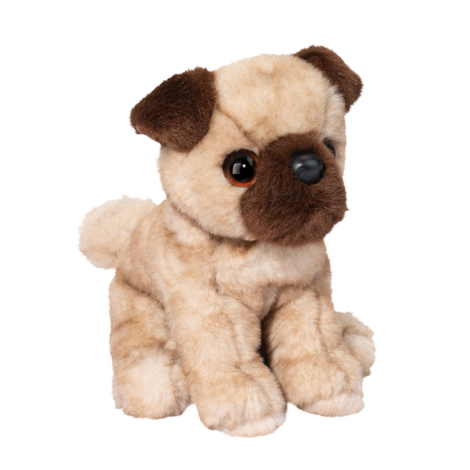 Douglas Cuddle Toy Plush - Puggie Pug, Mini Soft