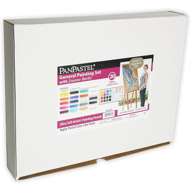 Panpastel General Painting Set - Joanne Barby 20 Colors With Palette And Tools