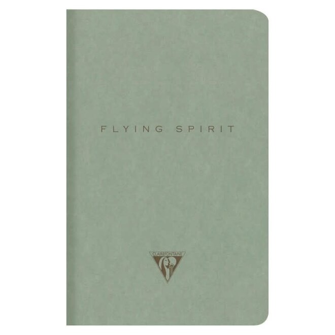 Flying Spirit Notebook - 96 Page, Lined, 4.3x6.7" - Green