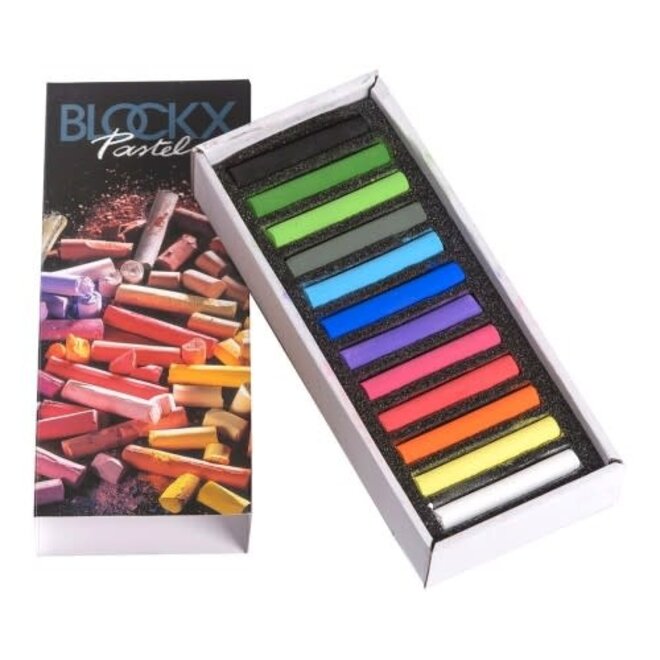 Blockx Pastels - Assorted Pastels - 12 Sticks