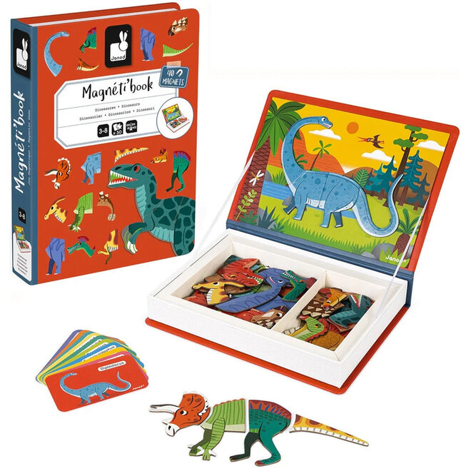 Magneti'Book Magnetic Game - Dinosaurs