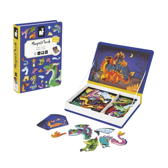 Magneti'Book Magnetic Game - Dragons