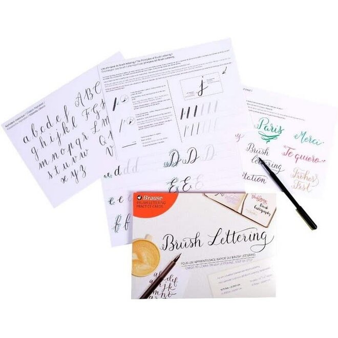Brause Brush Lettering Practice Cards