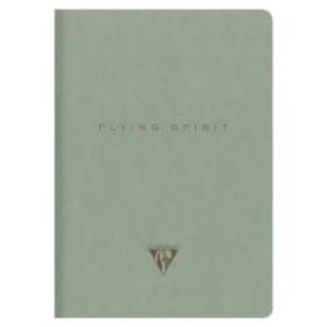Clairefontaine Flying Spirit Notebook: Green - 14x21cm