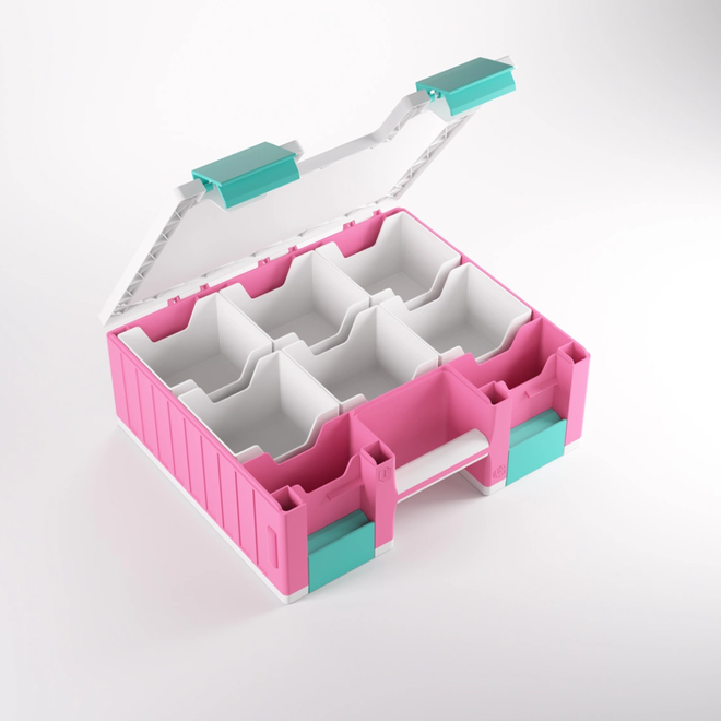 Gamegenic: Game Castle w/ Shoulder Strap - Pink, White, & Teal
