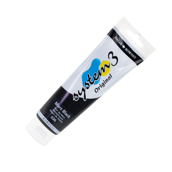 System 3 Original Acrylic - 150ml Mars Black
