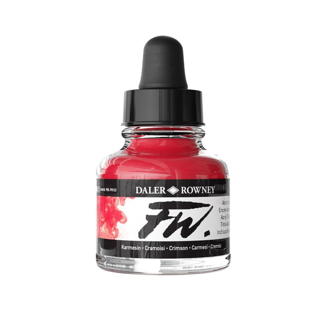Daler Rowney Fw Acrylic Ink Crimson 1Oz