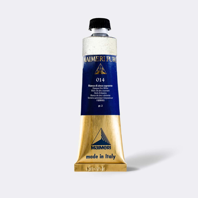 Maimeri Puro Extra Fine Oil Paint 40Ml Opaque Zinc White