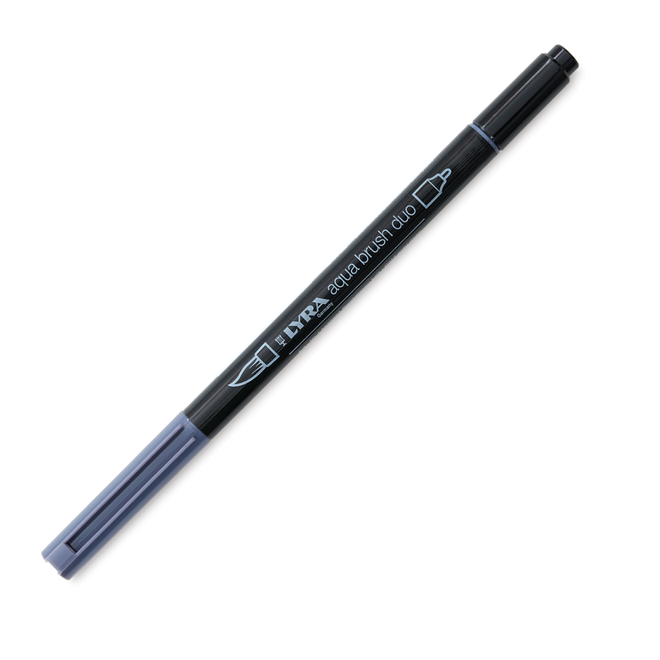 Lyra Aqua Brush Duo Marker - Cold Grey Deep