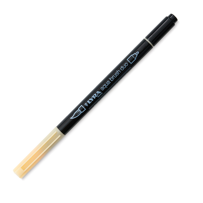 Lyra Aqua Brush Duo Marker - Pale Orange