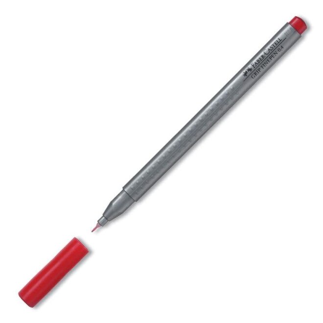Faber-Castell Grip Finepen Fineliner 0.4 - CM26 Alizarin Crimson (Garnet Red)