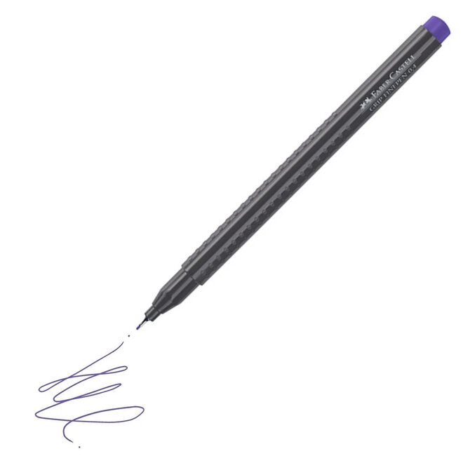 Faber-Castell Grip Finepen Fineliner 0.4 - VIO34 Crimson