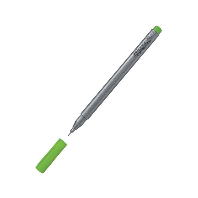 Faber-Castell Grip Finepen Fineliner 0.4 - VM66 Grass Green (Green)
