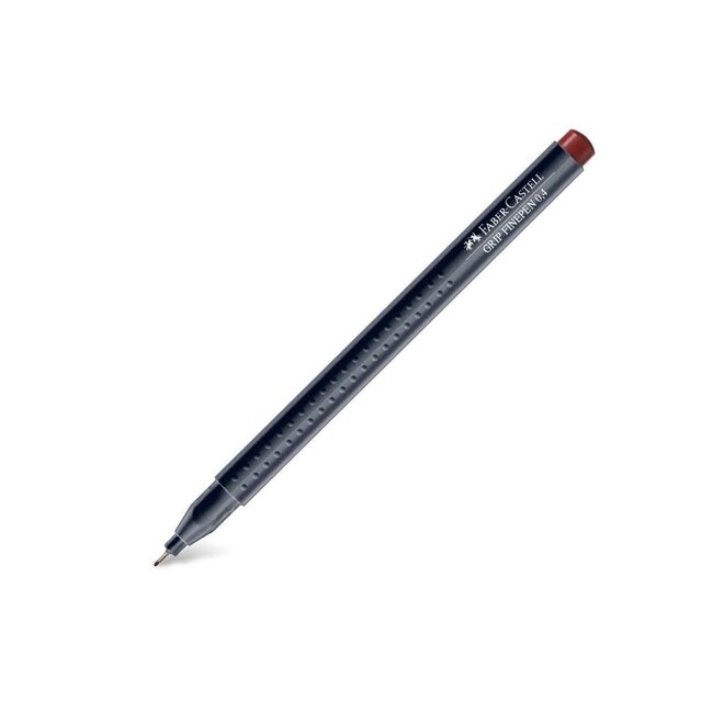 Faber-Castell Grip Finepen Fineliner 0.4 - MA87 Burnt Ochre