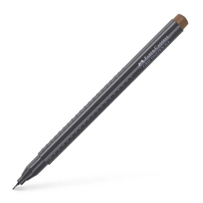 Faber-Castell Grip Finepen Fineliner 0.4 - U80 Burnt Umbra (Brown)