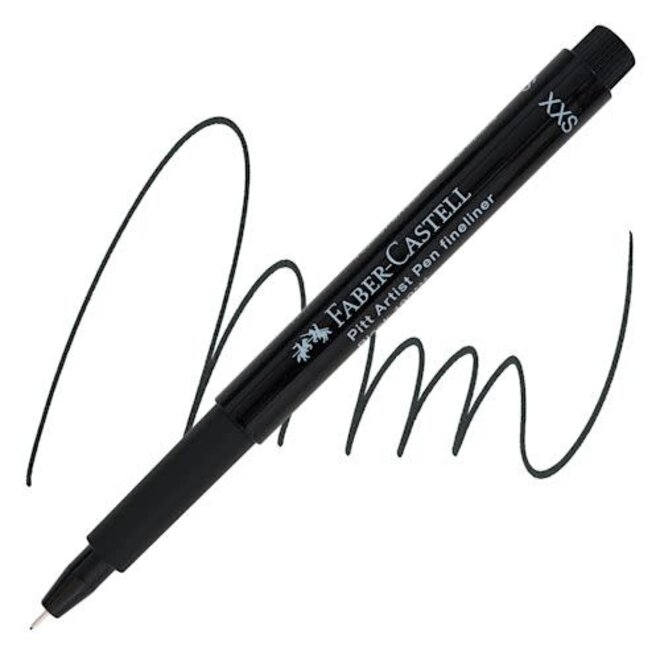 Faber-Castell Pitt Artist Pen Fineliner - 199 Black - XXS, 0.05