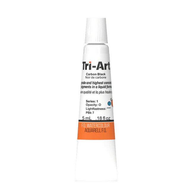 Tri-Art Watercolour: Series 1 - Carbon Black 5mL Tube