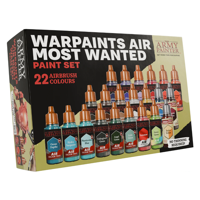 The Army Painter: Warpaints Air - Most Wanted Set - 22 Airbrush Colours