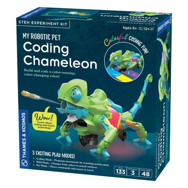 Thames & Kosmos: STEM Experiment Kit - My Robotic Pet: Coding Chameleon
