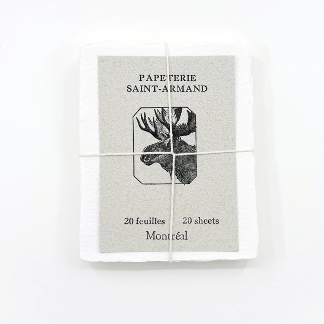 Saint Armand Handmade Cotton Multimedia Paper - 4x5" White - 20 Sheets