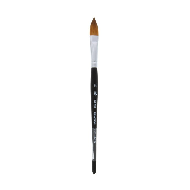 Princeton Aqua Elite Synthetic Kolinsky Sable Watercolour Brushes Oval Wash 1/2''