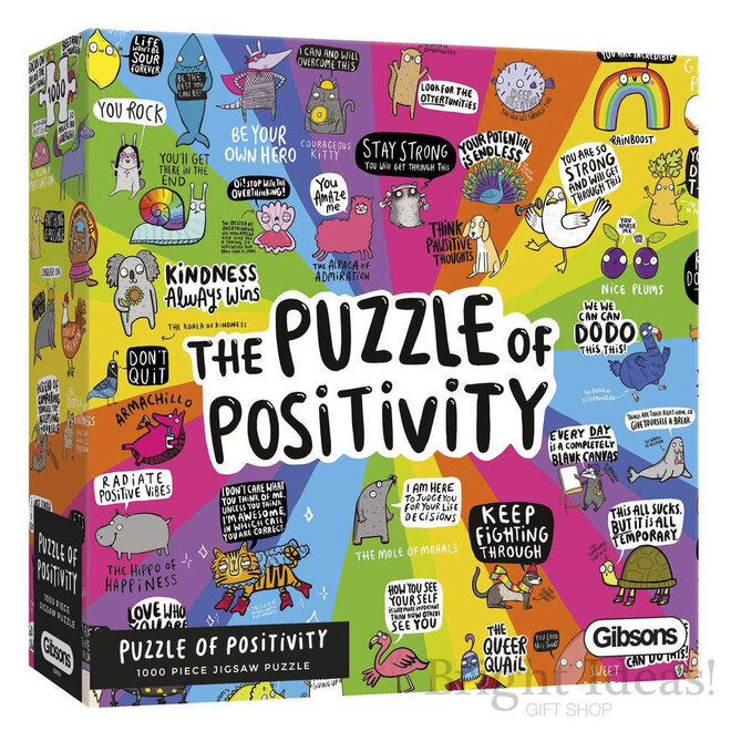 Gibsons Puzzle 1000 piece Puzzle of Positivity
