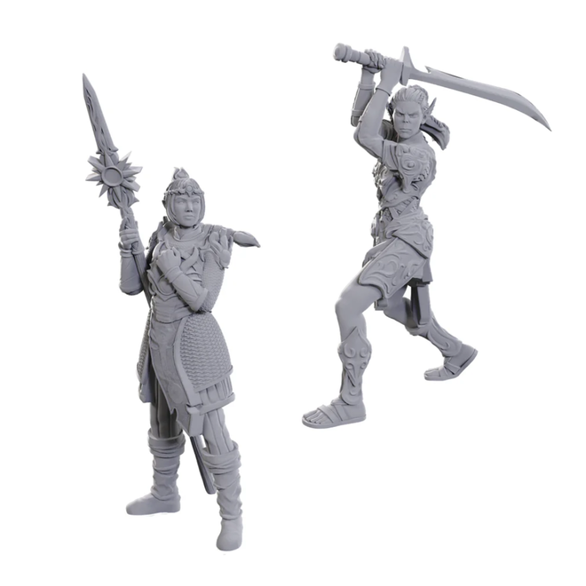 D&D: Nolzur's Marvelous Unpainted Miniatures - Baldur's Gate 3: Lae'zel & Shadowheart
