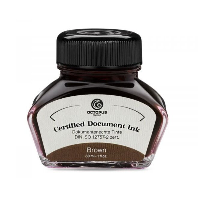 Octopus Fluids Inks - Certified Document Ink - Brown