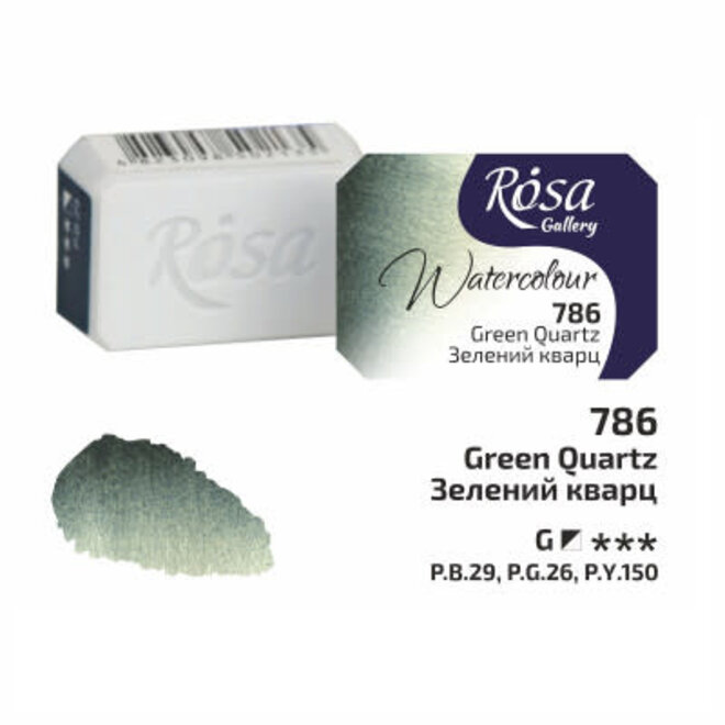 Rosa Gallery Watercolour 2.5ml Full Pan Green Quartz 786