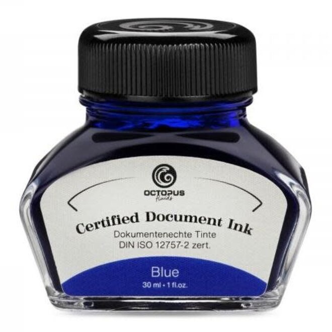 Octopus Fluids Ink - Certified Document Ink - Blue
