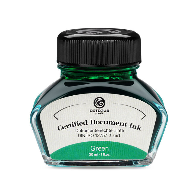 Octopus Fluids: Certified Document Ink - Green