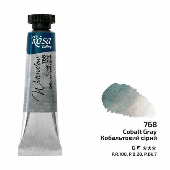 Rosa Watercolour 10ml tube Cobalt Gray 768