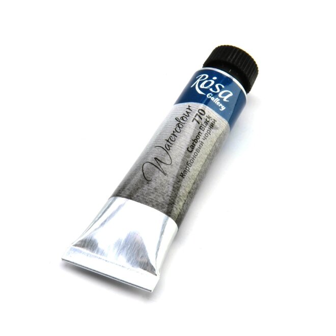 Rosa Watercolour 10ml Tube - 770 Carbon Black