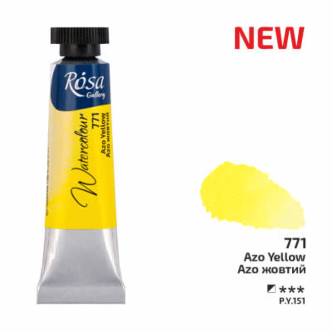 Rosa Watercolour 10ml Tube - 771 Azo Yellow
