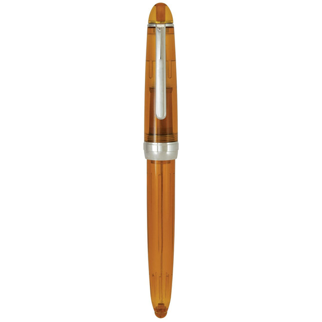 Monteverde Monza Fountain Pen - Honey Amber - Medium Nib w/ Converter & Gift Box